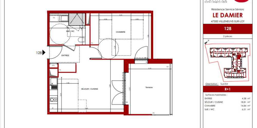 appartement à VILLENEUVE SUR LOT (47300)